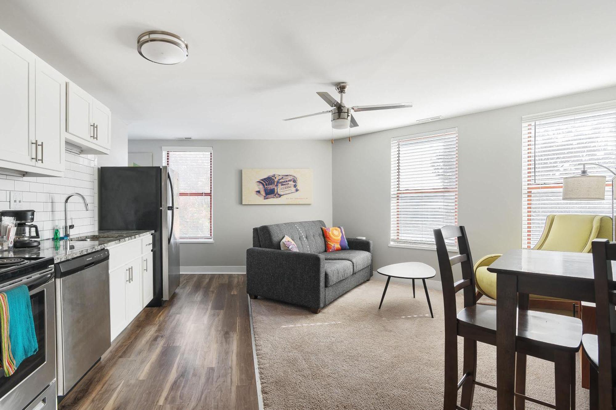 Modern Mass Ave 1Br Apartment With Kitchen Indianapolis Kültér fotó